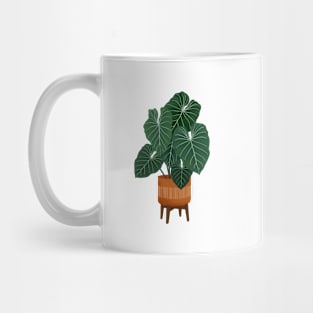 Colocasia Plant Illustration Mug